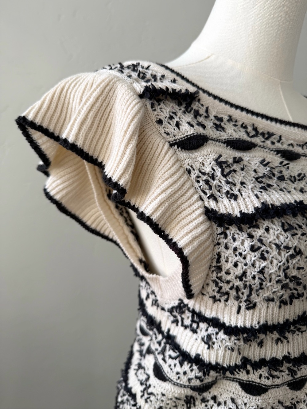Anthropologie Pilcro Open Back Sweater Tank Contemporary Knit XS - Picture 6 of 11
